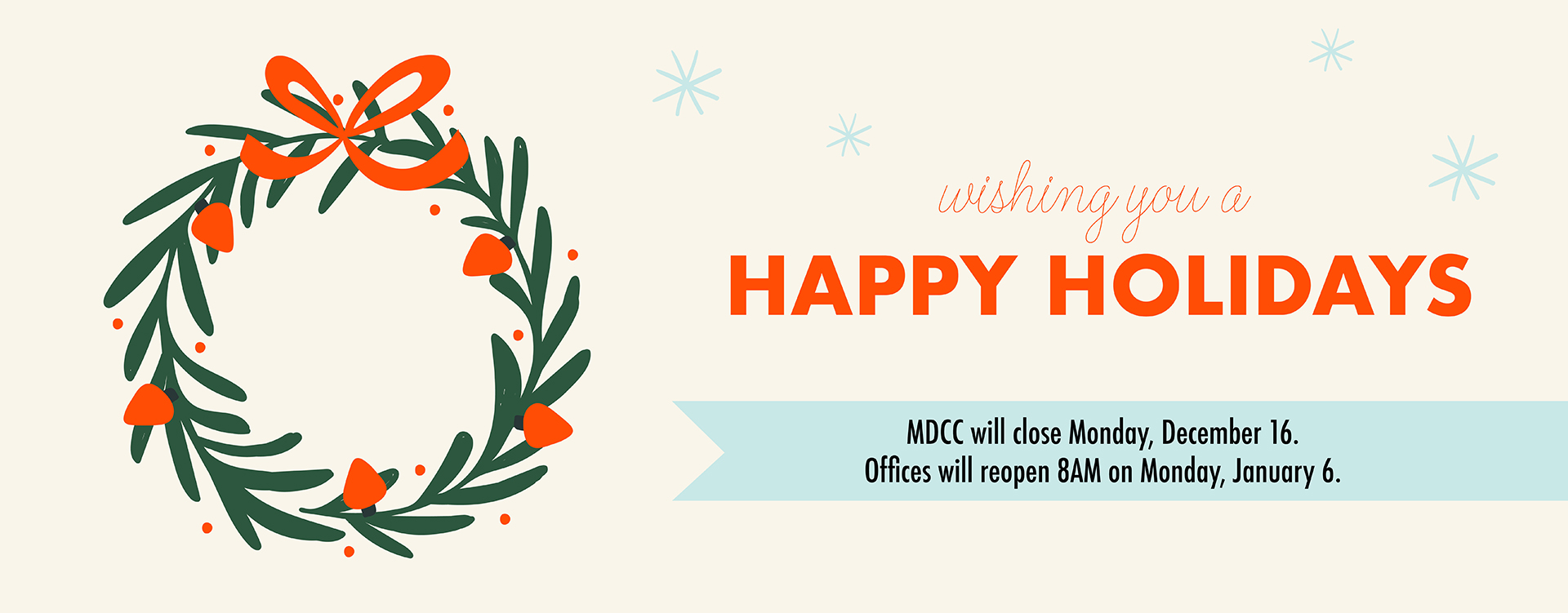 Wishing you a Happy Holidays! (desktop)