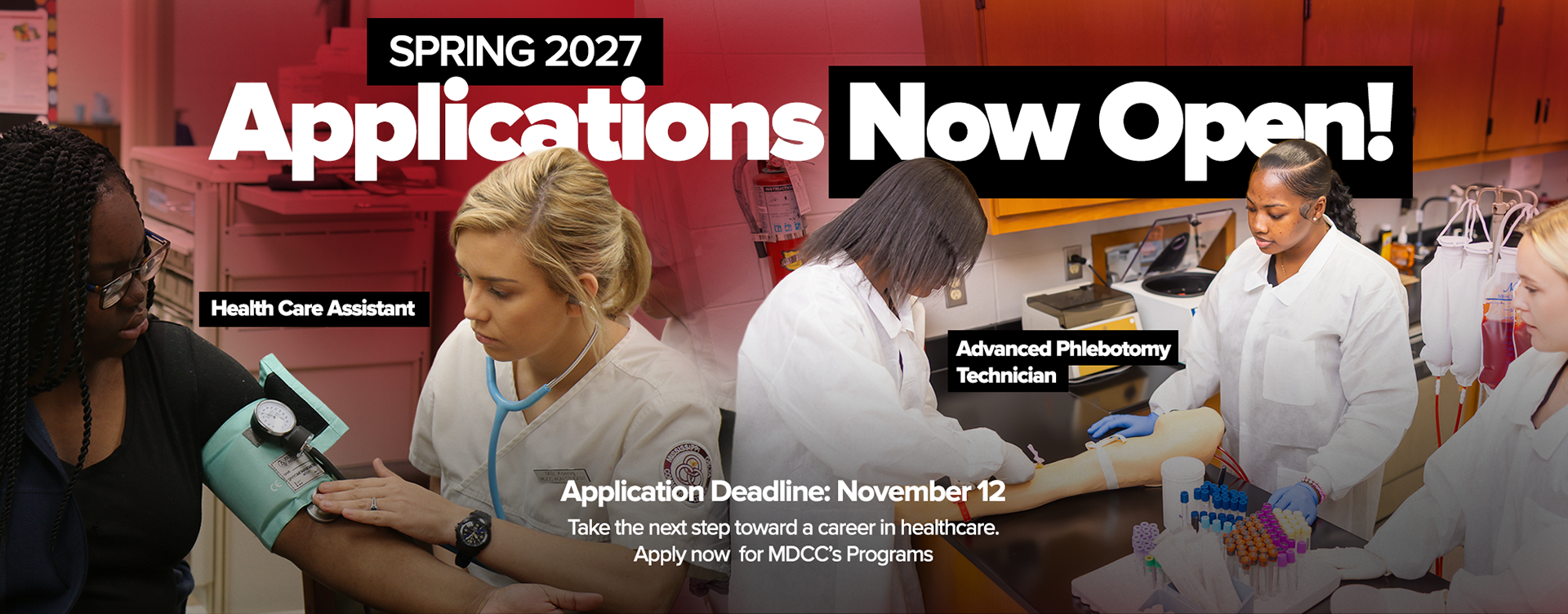 Apply Now for MDCC Health Science Programs